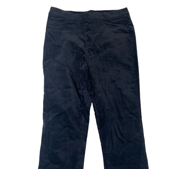 Isaac Mizrahi Special Edition Velvet Pull-On Stirrup Pants Sz 8 - Picture 3 of 13